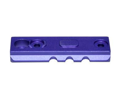 Presma RLMLK1-PUR M-LOK to Picatinny Adapter Rail Kit - Purple 3 Slot & 7 Slot Rails for Firearm Customization