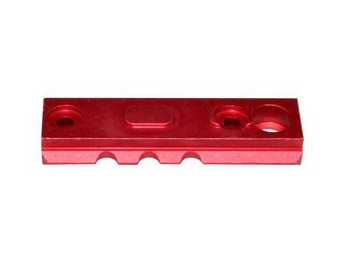 Presma RLMLK1-R M-LOK to Picatinny Adapter Rail Kit - Durable 3 & 7 Slot Rails in Red for Enhanced Tactical Versatility