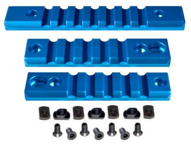 Presma M-LOK to Picatinny Adapter Rail Kit - Lightweight & Durable, Blue Finish, Compatible with All M-LOK Platforms (RLMLK2-BL)