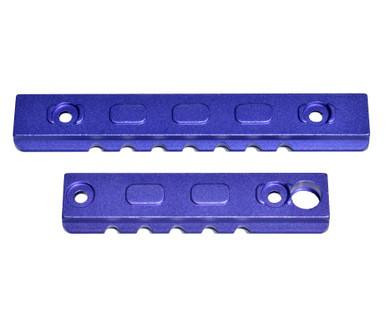 Presma RLMLK2-PUR M-LOK to Picatinny Adapter Rail Kit - Purple, Lightweight Durable Aluminum with 5 & 7 Slot Options