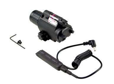 Presma Presma FLRL01 Tactical Light & Red Laser Sight Combo - High Intensity LED with Adjustable Brightness, Durable & Portable for Firearms - $39.95 at ABCSportZ