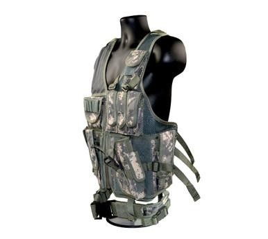 Presma ASVT01-ACU Tactical Multi-Function Hunting Vest - Durable Camouflage Green with Multiple Pockets and Adjustable Straps