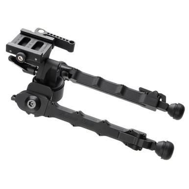 Accu-Tac PC-5 Arca Spec QD Bipod - Versatile Tactical Shooting Accessory with Quick Detach Mount, Adjustable Height & Individual Leg Positions