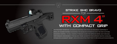 Strike Industries SI-SMC-B-RXM-4-C SMC Modular Chassis for RXM 4" - Compact Grip with 1913 Picatinny Interface