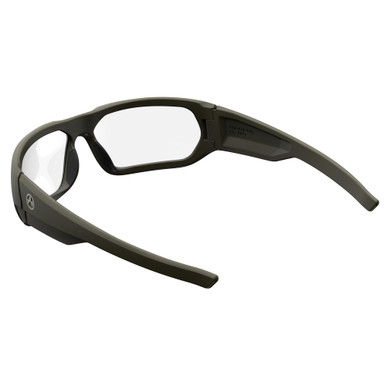 Magpul Industries Magpul Radius ODG FRM Clear Lens Eyewear - Ballistic Safety Glasses for Medium to Large Faces, Model MAG1145-0-315-1000 - $75.05 at ABCSportZ
