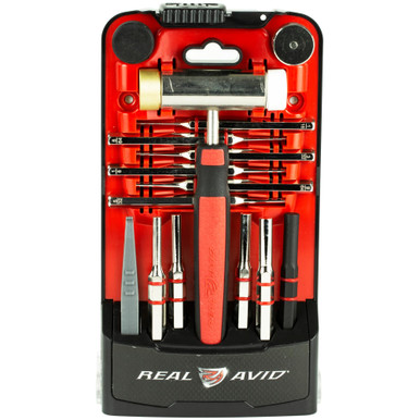 Real Avid Real Avid ACCU-PUNCH Hammer & Punch Kit - Precision Tools for Gunsmithing with Pin Alignment Tool & Ergonomic Grip - $44.99 at ABCSportZ