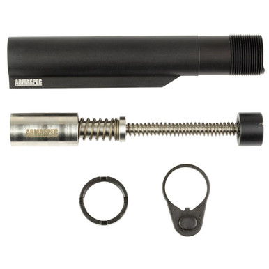Armaspec ARM263-BB SRS Buffer Kit Gen 4 - Mil-Spec 7075-T6 Buffer Tube for AR-15 with Multi-Stage Recoil System