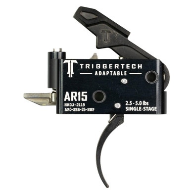 Triggertech TriggerTech AR0-SBB-25-NNP | Precision Single Stage Curved AR-15 Trigger with Adjustable Pull Weight - $274.99 at ABCSportZ