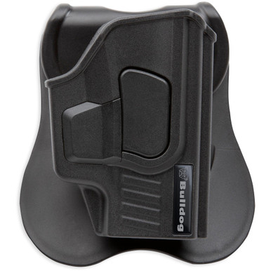 Bulldog Cases RR-SWMPSEZ Rapid Release Holster for Smith & Wesson M&P Shield EZ - Durable Polymer Construction with Level II Retention