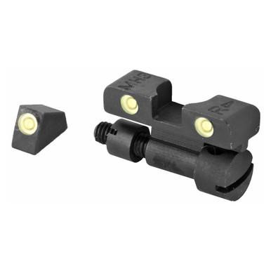 Meprolight Meprolight 0227703101 Night Sights for Smith & Wesson K/L/N Frames - Combat Ready, Self-Illuminated, Easy Install - $134.99 at ABCSportZ