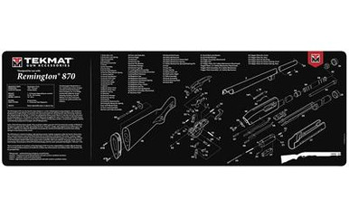 Tekmat TekMat TEK-R36-REM-870 Shotgun Cleaning Mat for Remington 870 - Durable, Oil & Water Resistant with Detailed Diagrams - 12x38in - $19.99 at ABCSportZ