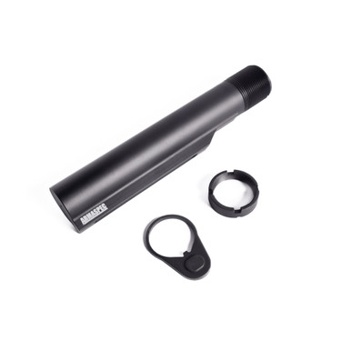 Armaspec ARM621-C CARB BFF Tube Kit - Mil-Spec 7075-T6 Aluminum with 6-Position Adjustment, End Plate & Castle Nut