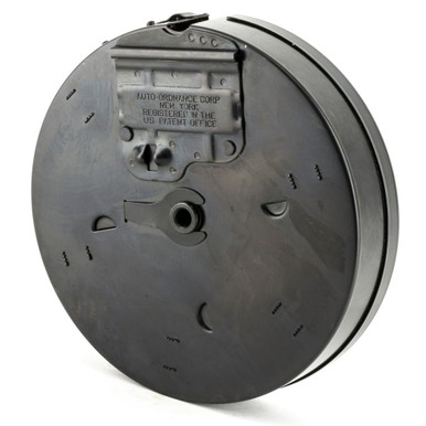 Auto Ordnance QTMT13KT Thompson Tommy Gun 50-Round Drum Magazine - Durable Steel Construction for .45ACP Firearms