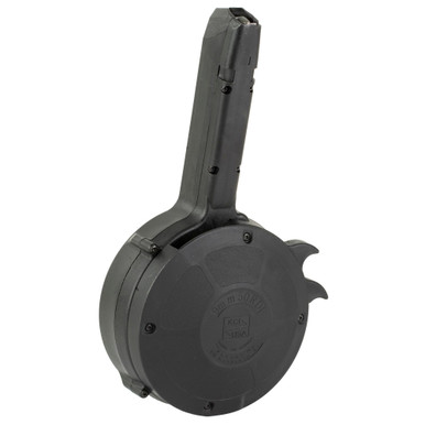 KCI USA KCI-MZ027 50-Round Drum Magazine for Glock - High Capacity 9mm Polymer & Steel Design