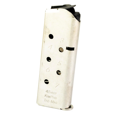 Kimber America Kimber America Tac-Mag Compact 1911 Magazine 1100813A - Reliable Shooting Performance with Stainless Steel Construction & Quick-Change Floorplates - $35.09 at ABCSportZ