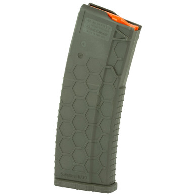 Hexmag HEXMAG HX30 30-Round AR15 Magazine - Durable PolyHex2 Composite, Hexture Design, OD Green - $11.19 at ABCSportZ