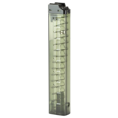 KCI USA KCI-MZ050 30-Round Magazine for B&T APC9 - Durable Polycarbonate Construction, Smoke Translucent Finish