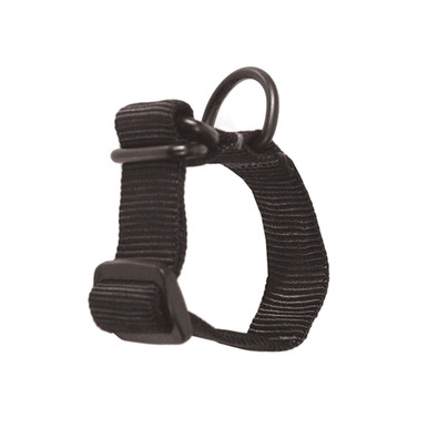 BLACKHAWK 70SA00BK Heavy-Duty Nylon Single-Point Sling Adapter with Metal D-Rings