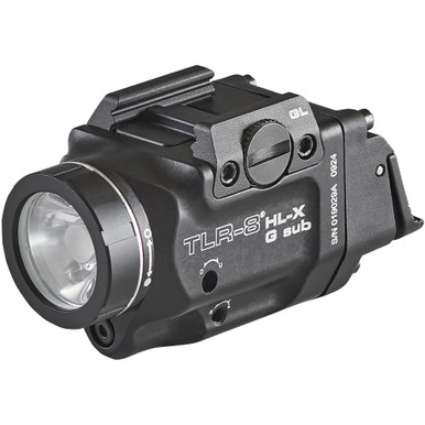 Streamlight TLR-8 HL-X G: 1000 Lumen Rail-Mounted Light for GLOCK 43X/48 MOS