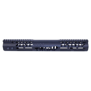 Guntec USA AR .308 Cal 15 Trump Series Limited Edition M-LOK System Free Floating Handguard With Monolithic Top Rail (Anodized Black)