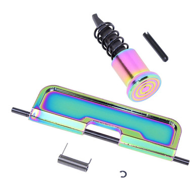 Guntec Usa Guntec USA 223UPPER-CKIT-G3-RPVD 223/5.56 Rifle Upper Completion Kit With Gen 3 Dust Cover (Rainbow PVD Coated) - $59.69 at ABCSportZ