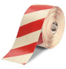 6" Mighty Line Chevron Floor Tape - White & Red