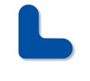 0.75" Mighty Line Right Angles - Blue