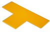 3" Mighty Line T Floor Shapes - Yellow