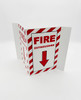 3-View Fire Extinguisher Sign Right Side