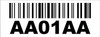 2.25" x 6" Plastic Standard Adhesive