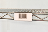 Wire Rac Grey Shelf Label Holder