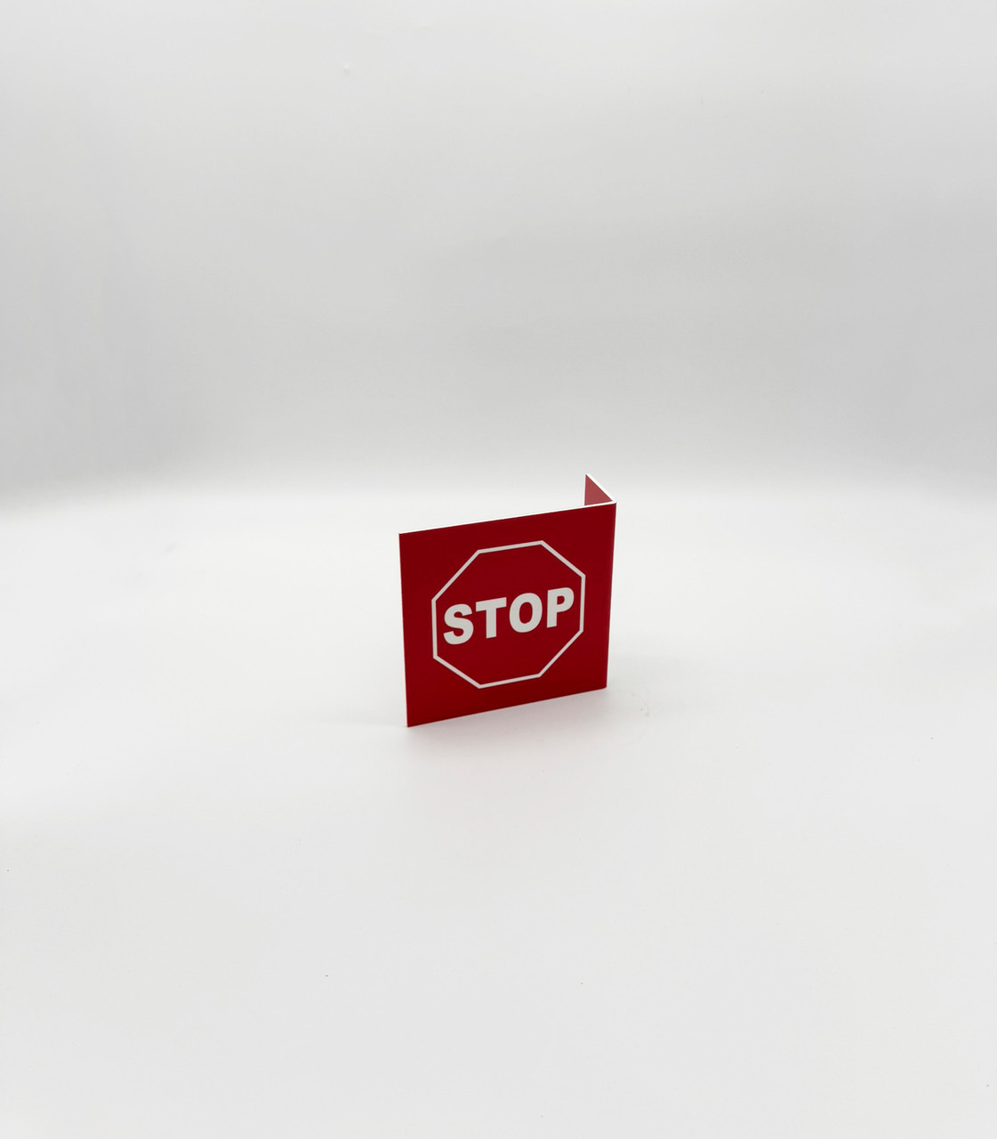 Stop Sign Red Rgb Drive Aisle Stop Signs - Red on Red Design