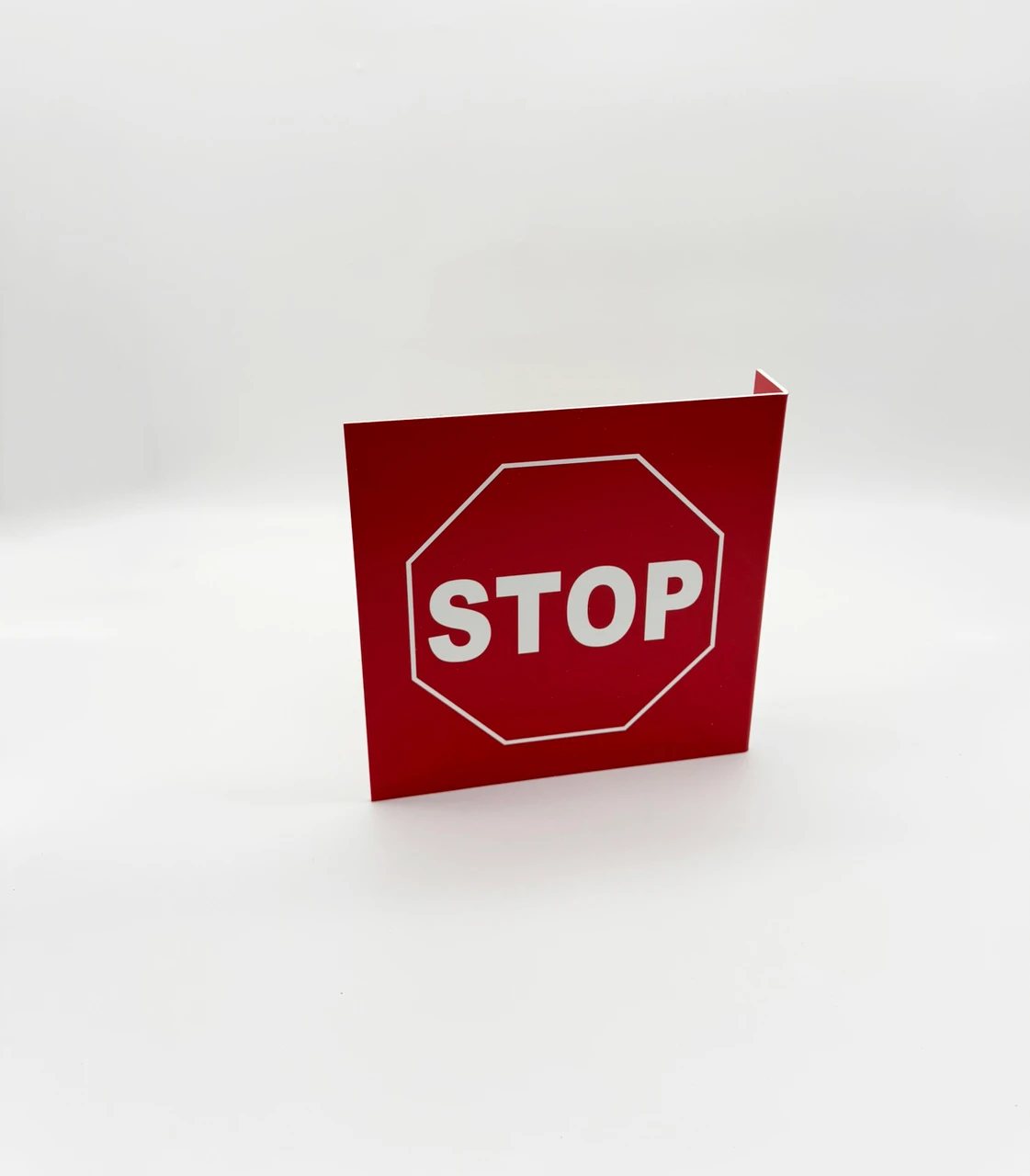Stop Sign Red Rgb Drive Aisle Stop Signs - Red on Red Design