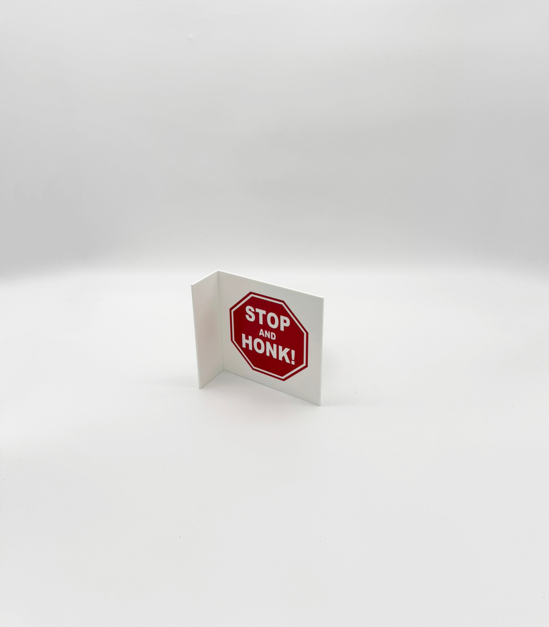 Ict Rack Stop Sign Aisle Stop And Honk Signs - Safety & 5S