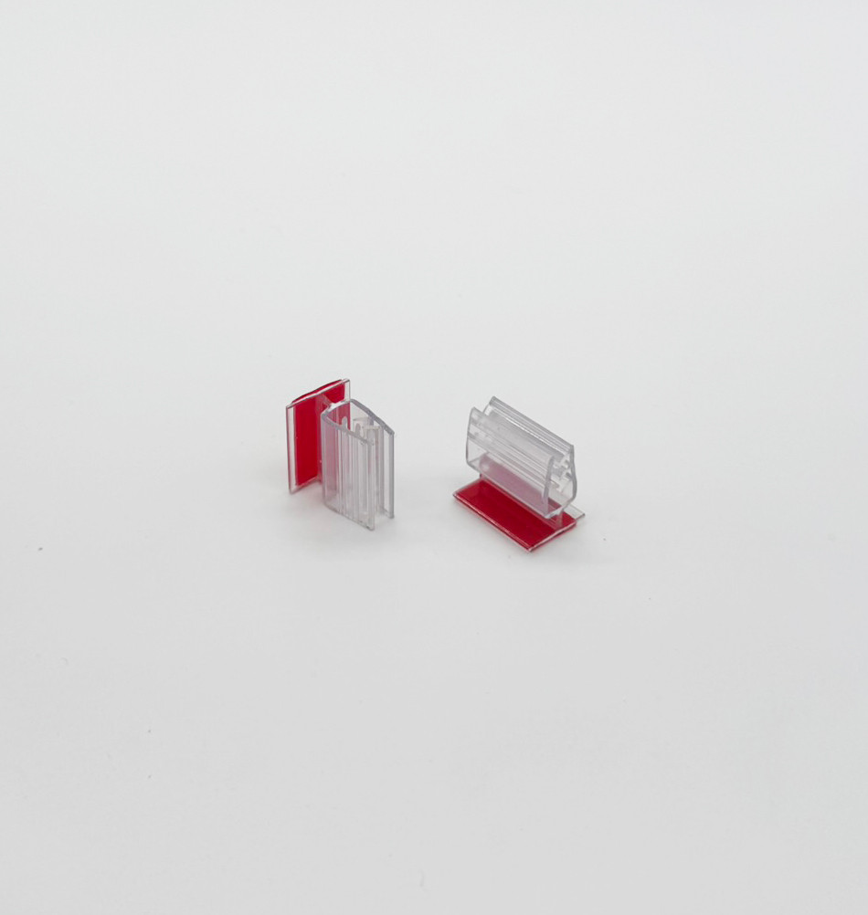 Small Sign Insert Small Adhesive Sign Holders - Flexible Clip