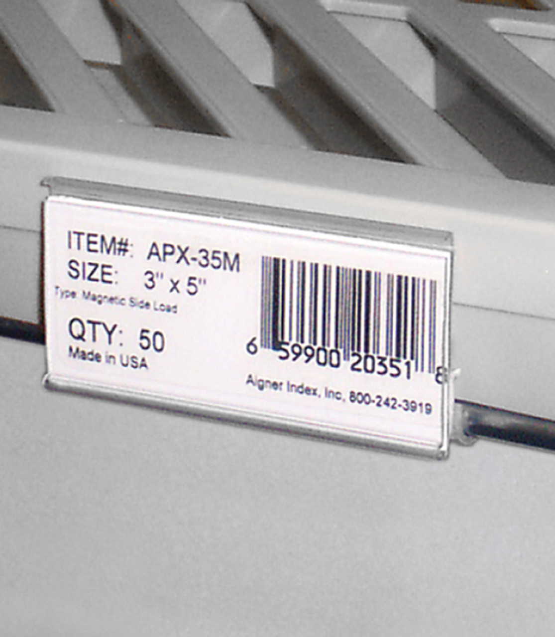 WireRac Max Label Holder for MetroMax Q Shelving