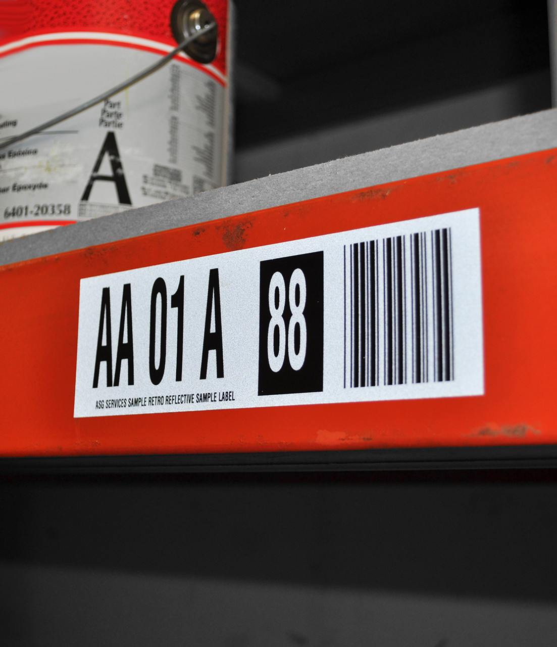 Reflective Rack Location Label - 3