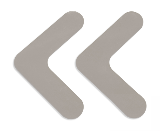 4" Mighty Line Right Angles - Grey