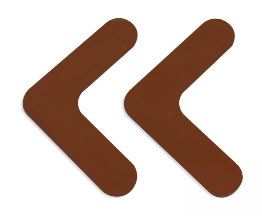 1" Mighty Line Right Angles - Brown