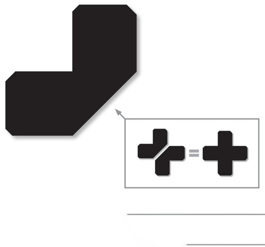 2" Mighty Line Half X Floor Shape - Black