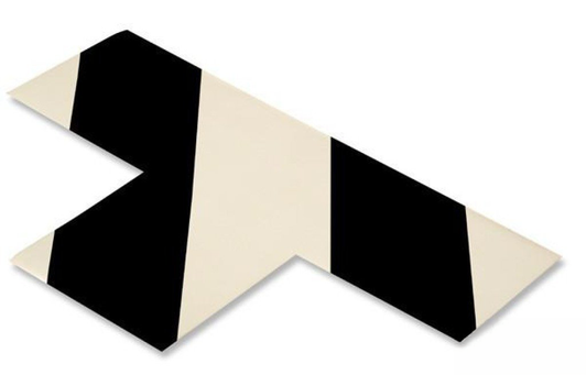 3" Mighty Line T Shape - White & Black