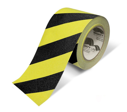 4" Mighty Line® Floor Tape - Yellow and Black
