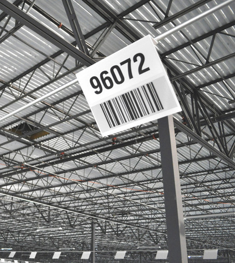 Warehouse Barcode Sign