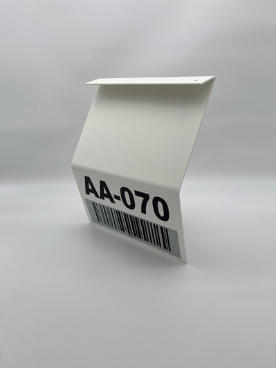 Double Side Barcode Z Sign 9" x 12" Front
