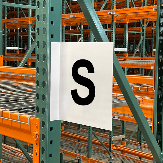 Two View Aisle Marker Sign - S