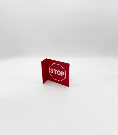 6" x 6" Stop Sign - Front