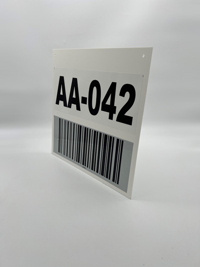 Double Side 16" x 16" Barcode Sign