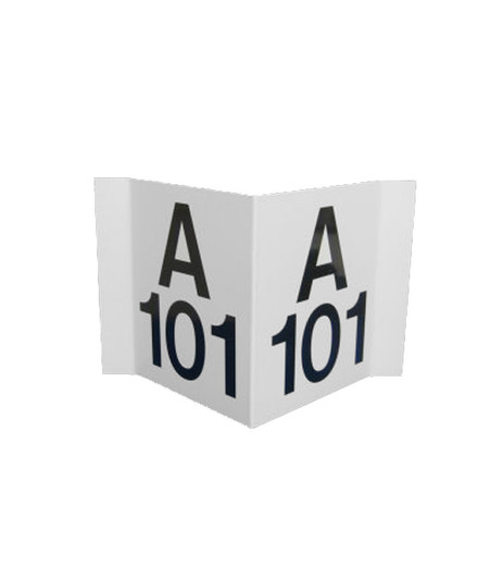 Warehouse Aisle Sign - Front View