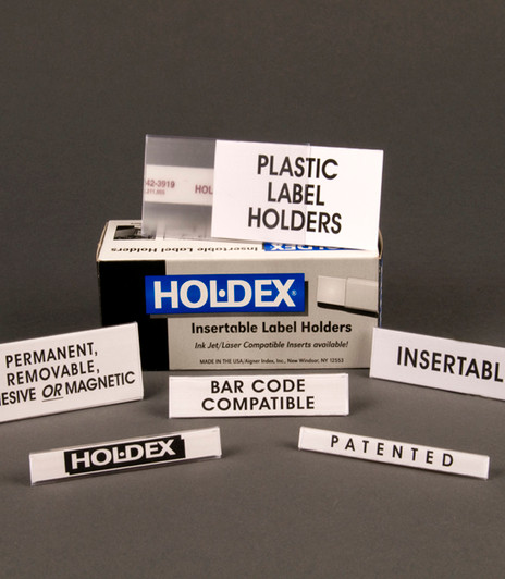 Removable Holdex Label Holder