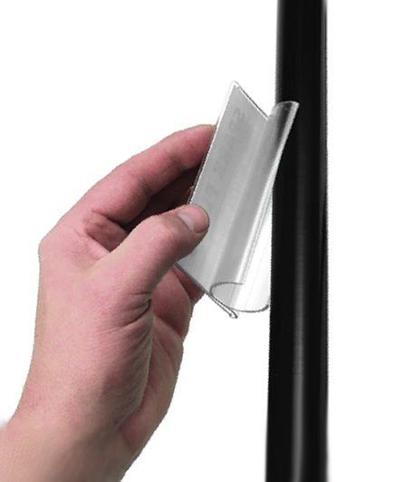 Shelf Leg Label Holder